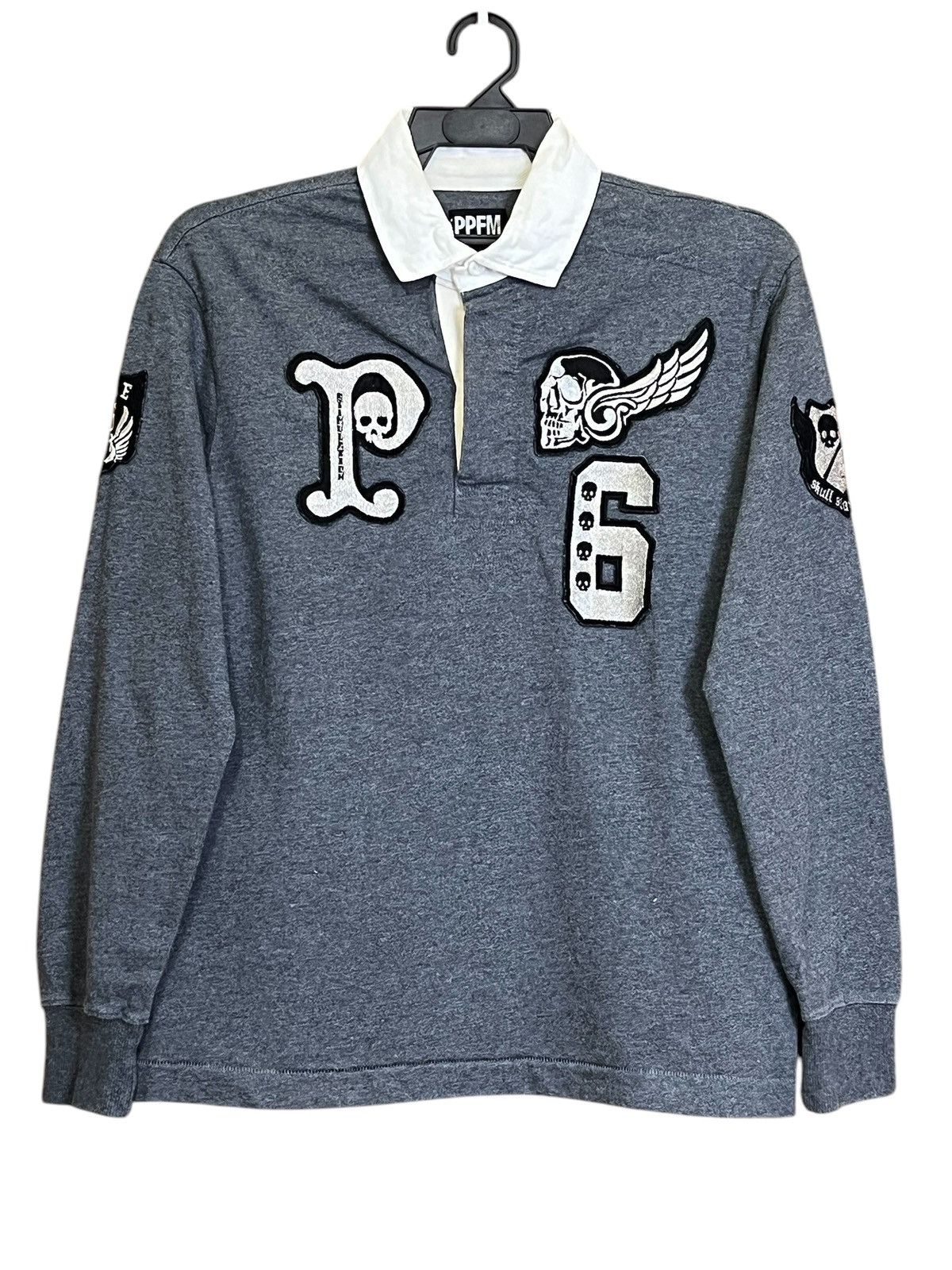 PPFM PPFM X STIMULATION LONG SLEEVE POLO RUGBY SHIRT Size US M / EU 48-50 / 2 - 1 Thumbnail