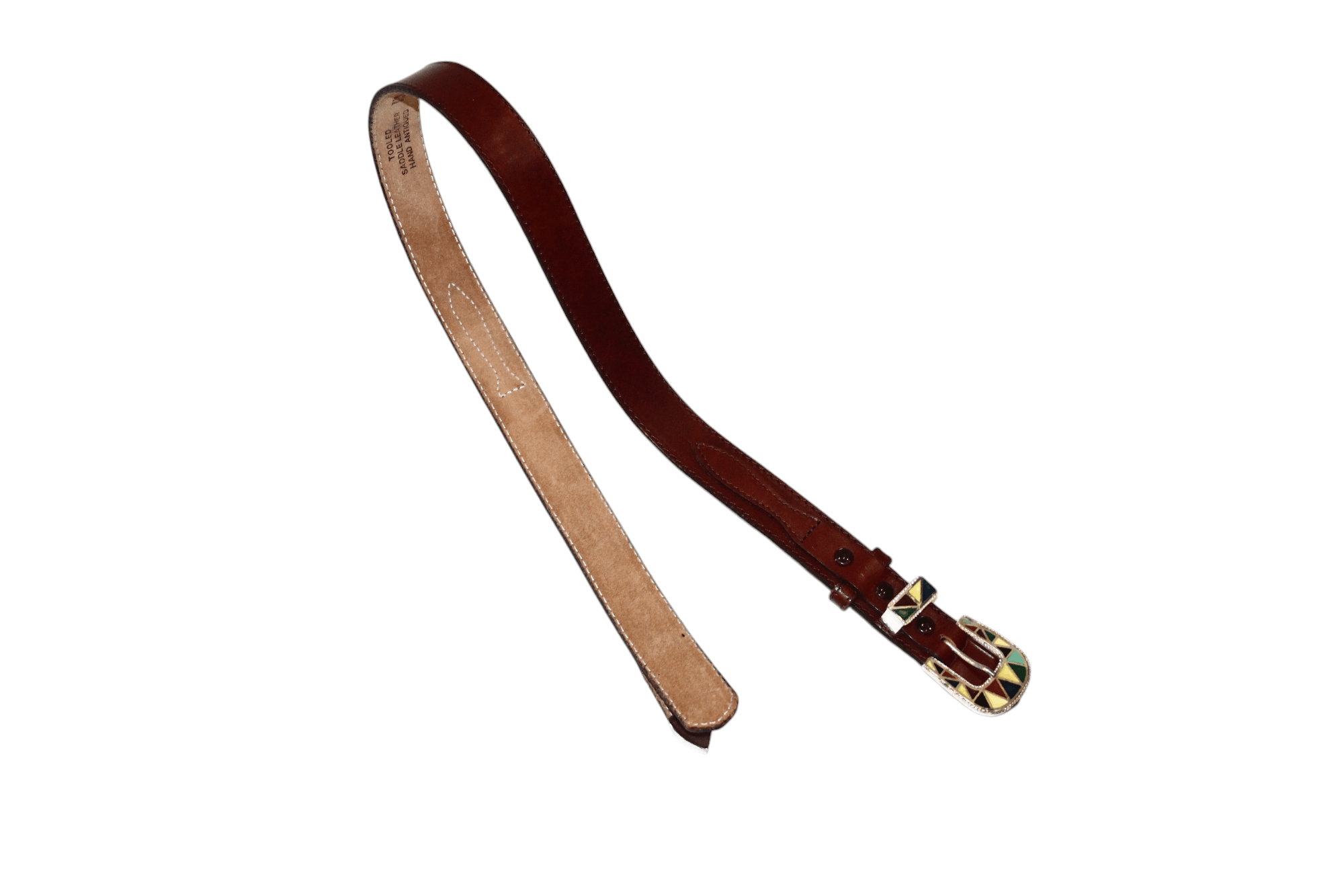 Leather Animo Italy Leather Belt 105x3cm Size ONE SIZE - 8 Thumbnail