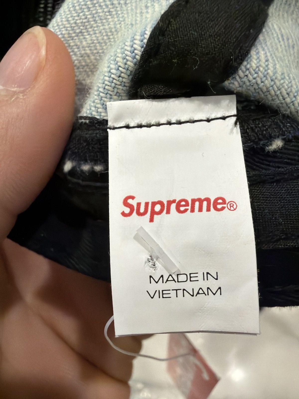 Supreme Supreme Embroidered Money Logo 6-Panel Hat Size ONE SIZE - 7 Thumbnail
