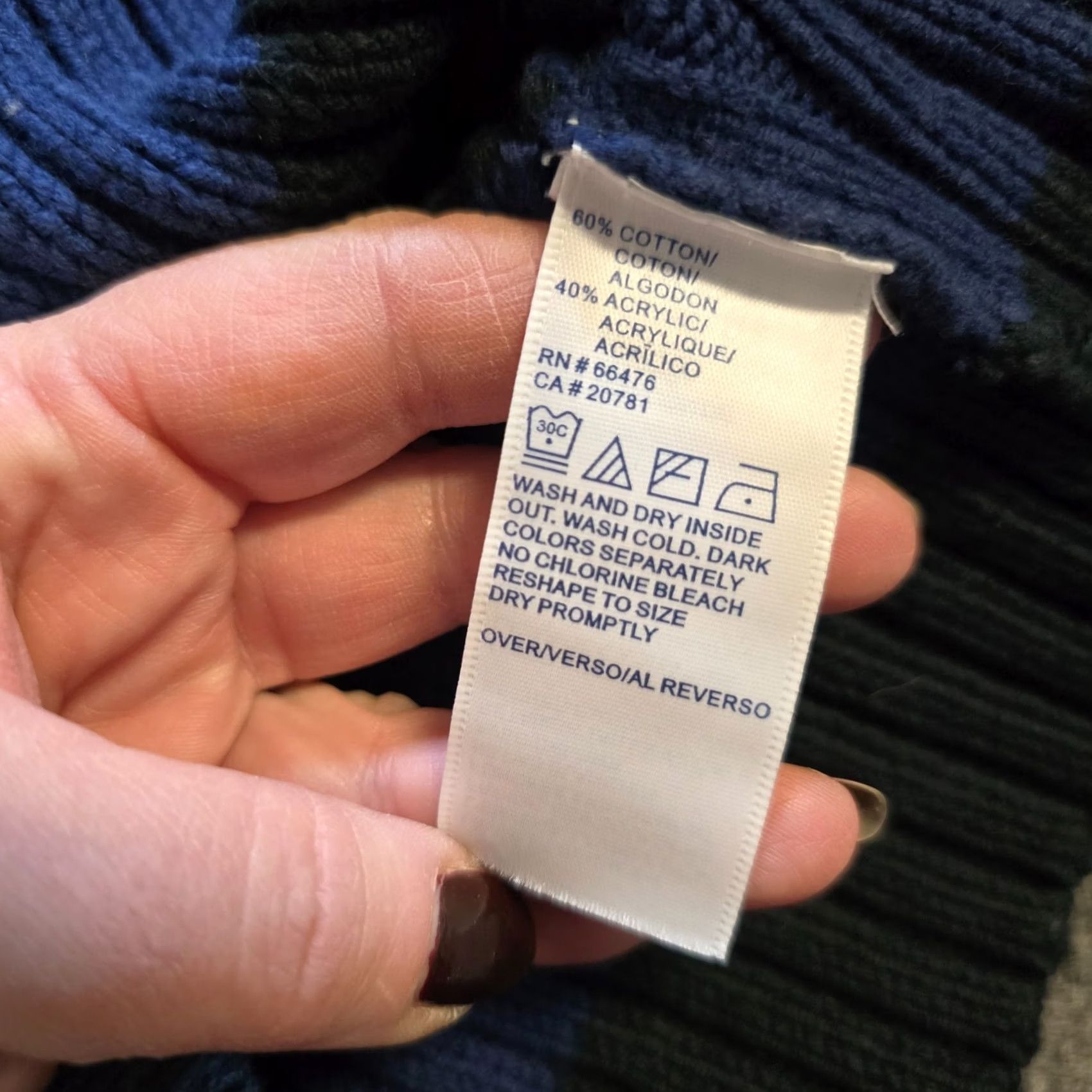 Tommy Hilfiger VINTAGE Tommy Hilfiger Sweater Womens Size Small Blue Rugby Striped V Neck Pullover Knit Regular Classic Winter Womens Size S / US 4 / IT 40 - 7 Thumbnail