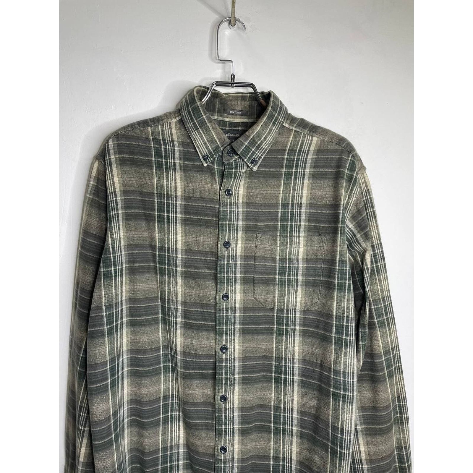 Eddie Bauer Vintage Eddie Bauer Flannel Shirt Plaid Button Up Size XL Size US XL / EU 56 / 4 - 3 Thumbnail