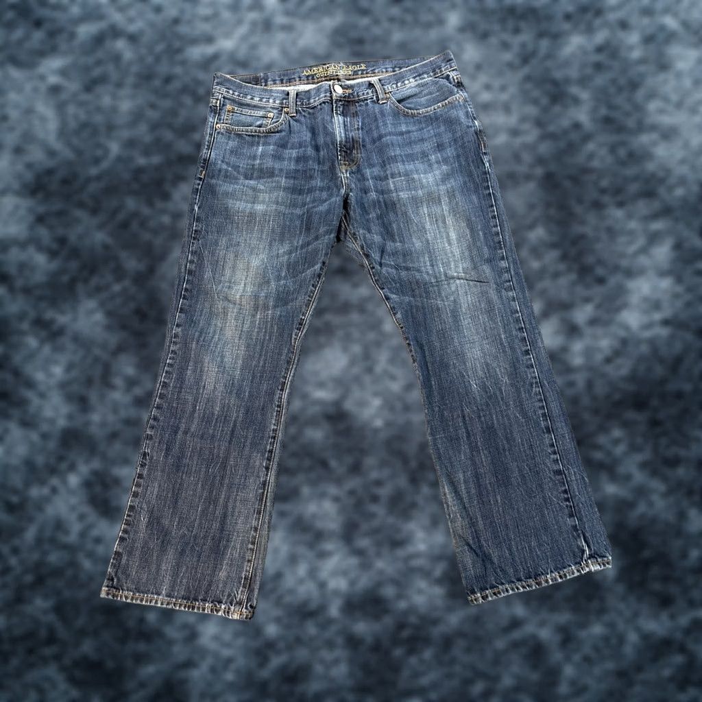 American Eagle Outfitters VINTAGE American Eagle Jeans Men 38x28 Blue Bootcut Relaxed Dark Wash Y2K Comfort Jeans Mens Size US 38 / EU 54 - 1 Thumbnail