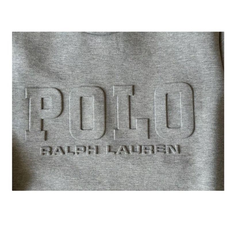 Polo Ralph Lauren Polo Ralph Lauren Polo Embossed Fleece Sweatshirt Gray XL Size US XL / EU 56 / 4 - 2 Thumbnail