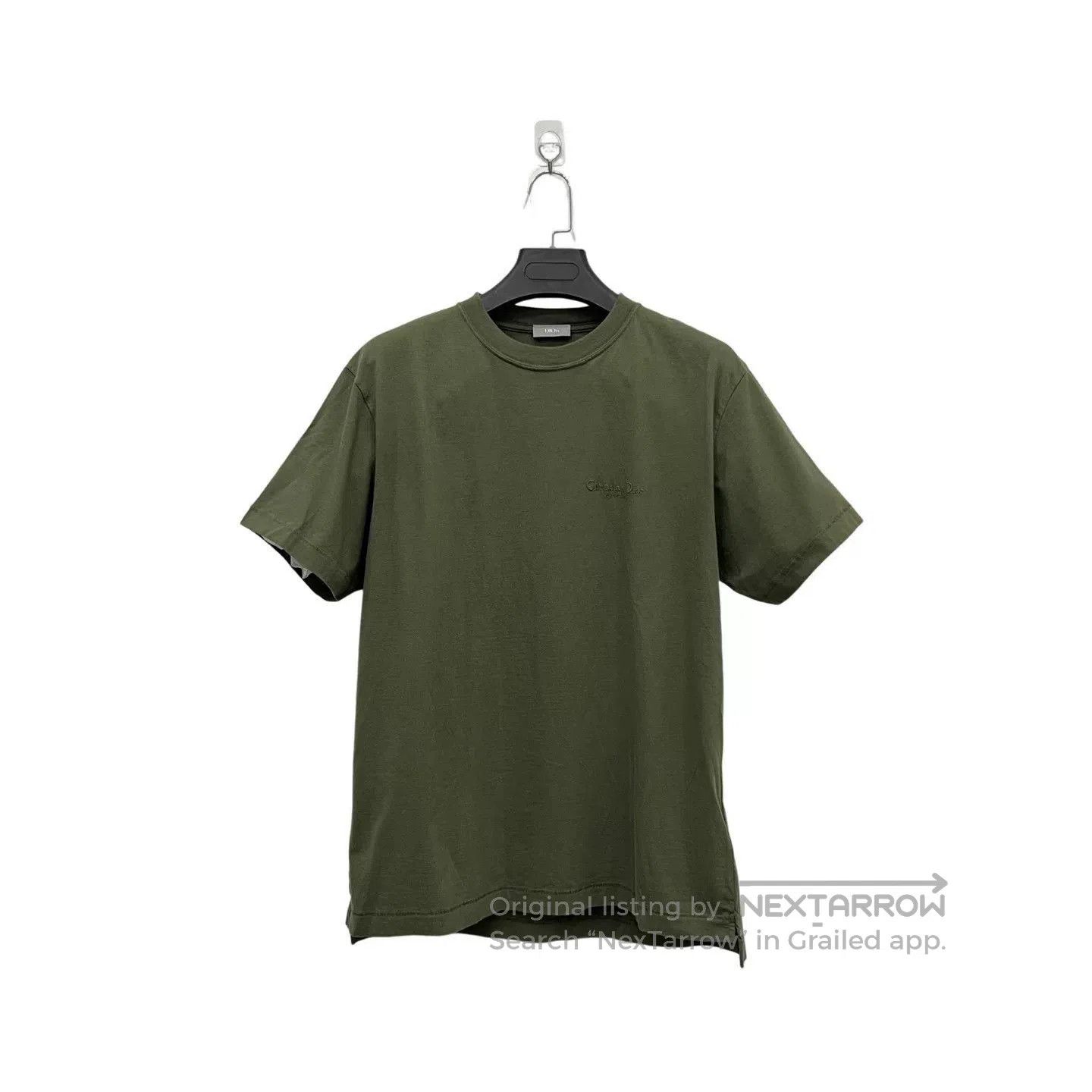 Dior Dior Green Small Logo Embroidery Short Sleeve. Size US XL / EU 56 / 4 - 2 Thumbnail