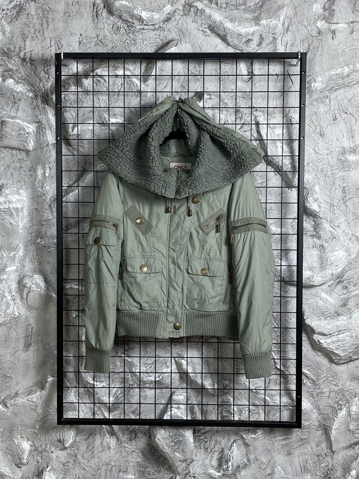 Issey Miyake 2000s Multipocket Y2K Huge Hood Bomber LGB GOA Japanese Vibe Size US M / EU 48-50 / 2 - 1 Thumbnail