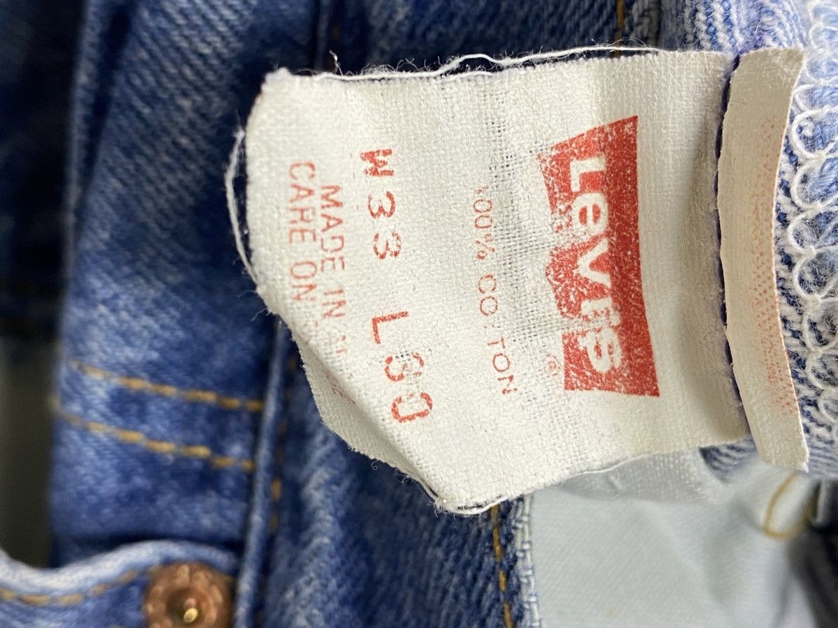 Jean × Levi's × Vintage size 32x29 vintage 90s levis 501 blue wash jeans pant Size US 32 / EU 48 - 6 Thumbnail