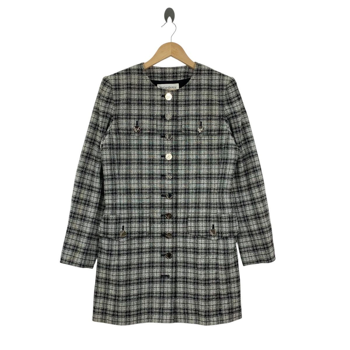 Yves Saint Laurent Vintage YVES SAINT LAURENT YSL Double Breasted Pea Coat Size S / US 4 / IT 40 - 3 Thumbnail
