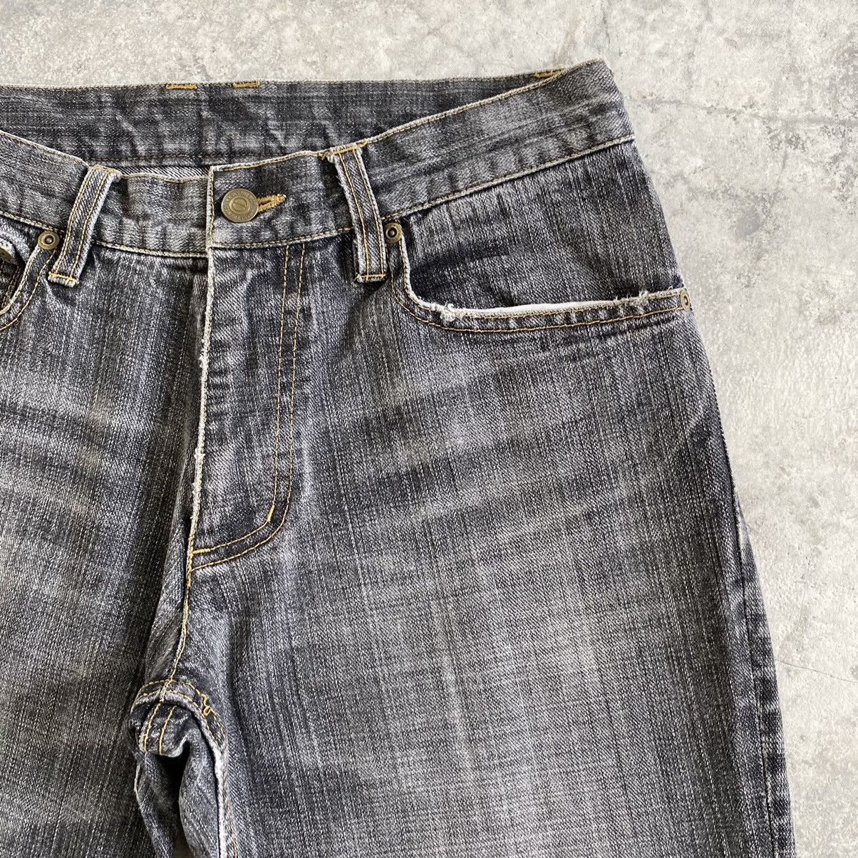 Other Monsieur Nicole Washed Grey Flared Denim Jeans Size US 30 / EU 46 - 9 Thumbnail