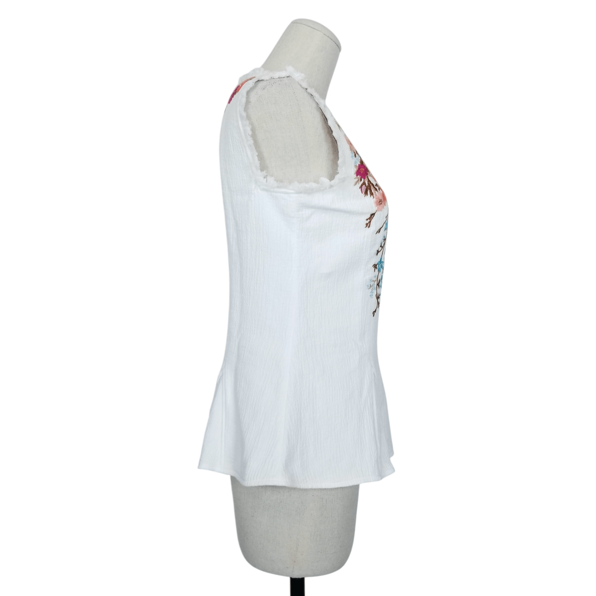 Other Sundance Sleeveless Embroidered Blouse Size XS / US 0-2 / IT 36-38 - 6 Thumbnail
