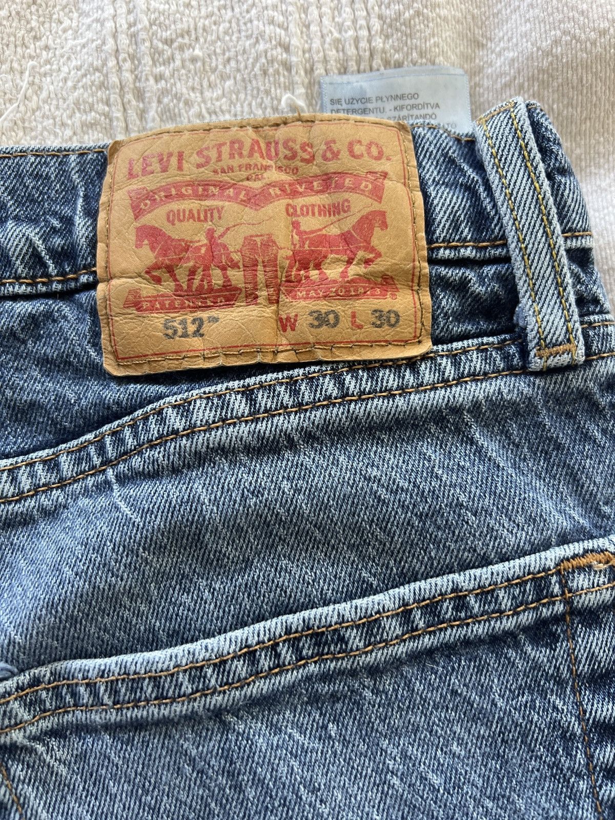 Levi's Levis 512 30x30 Denim Size US 30 / EU 46 - 3 Thumbnail
