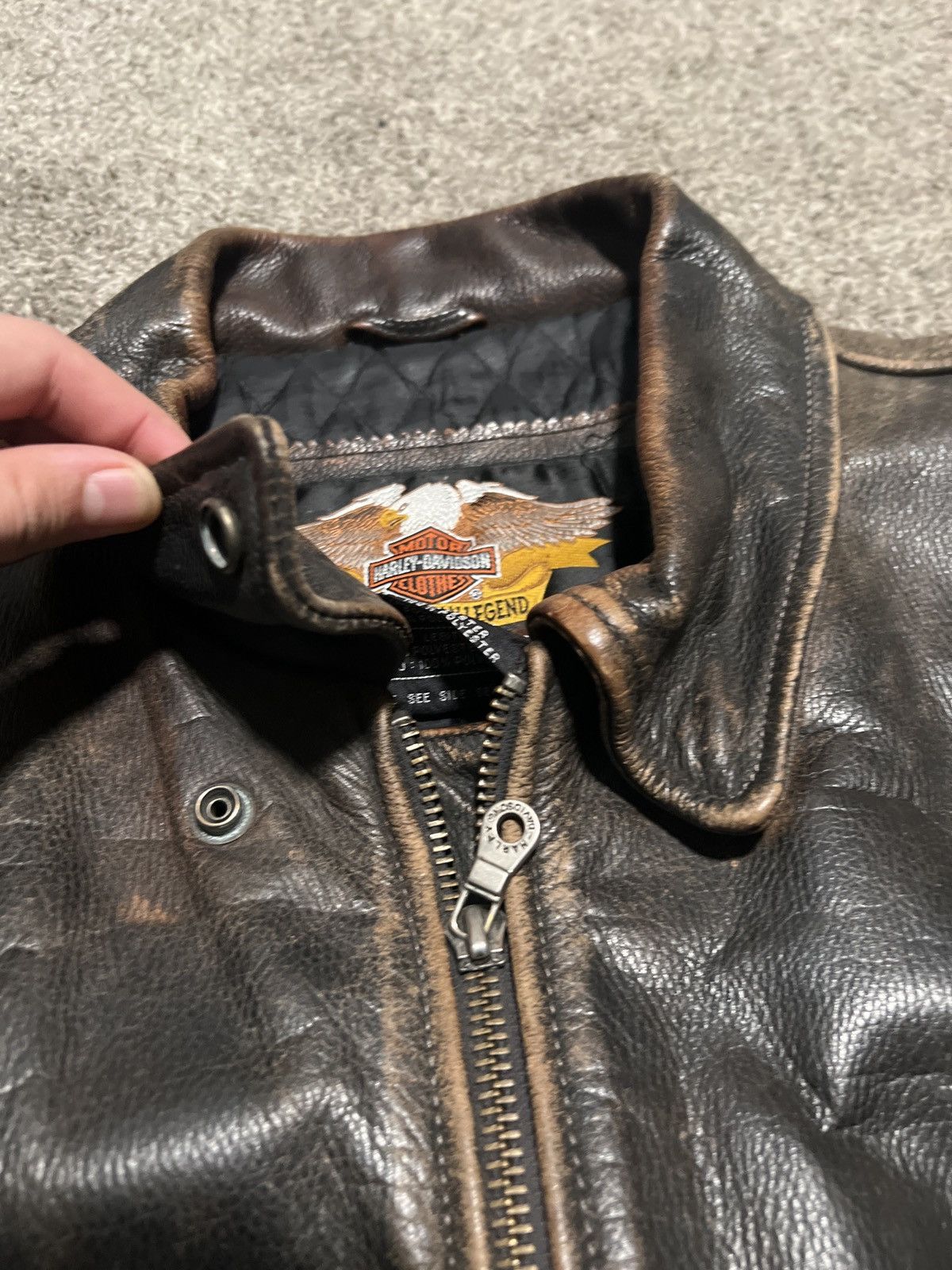 Harley Davidson Vintage Harley Davidson Leather Jacket Size XL Size US XL / EU 56 / 4 - 4 Thumbnail