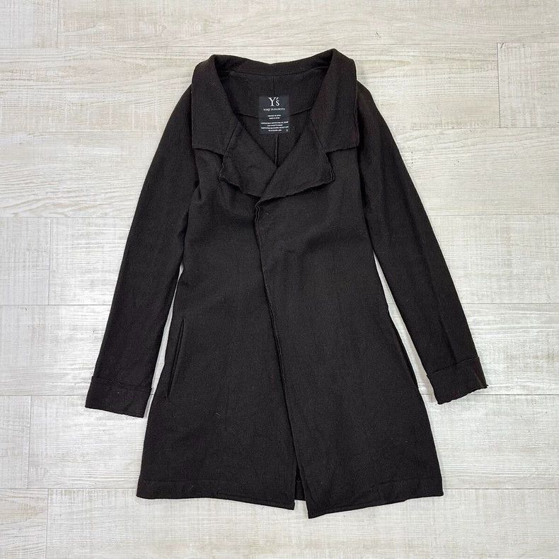 Y's Y's Ultra-unique fulling double-layer waisted wool trench Size US L / EU 52-54 / 3 - 2 Thumbnail
