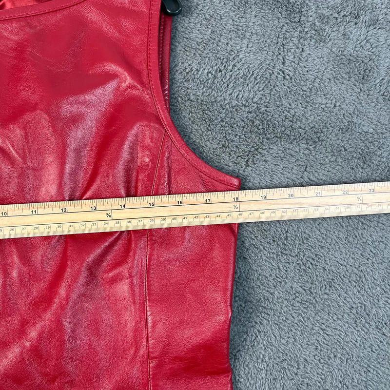 Other Episode Genuine Leather Dress - Size 10 - Red Size M / US 6-8 / IT 42-44 - 3 Thumbnail