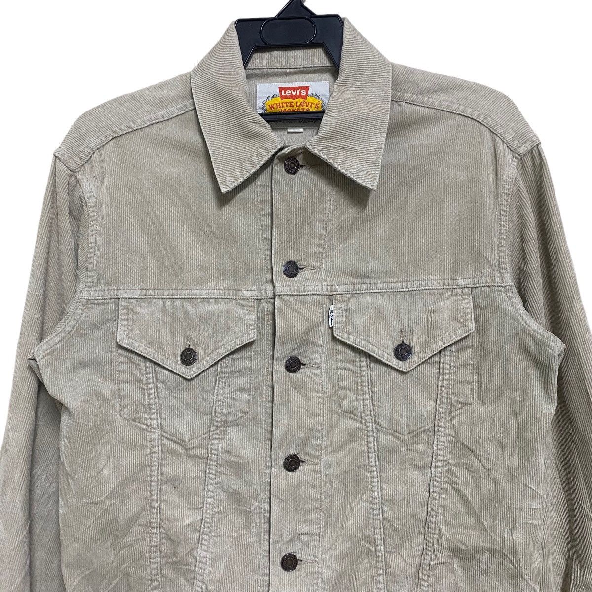 Levi's Vintage Levis Corduroy Trucker Jacket Whitetab Size US S / EU 44-46 / 1 - 4 Thumbnail