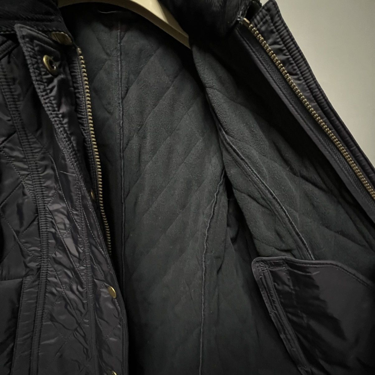 Barbour Womens Barbour Beadnell Polarquilt Quilted Jacket Navy Size M / US 6-8 / IT 42-44 - 12 Thumbnail