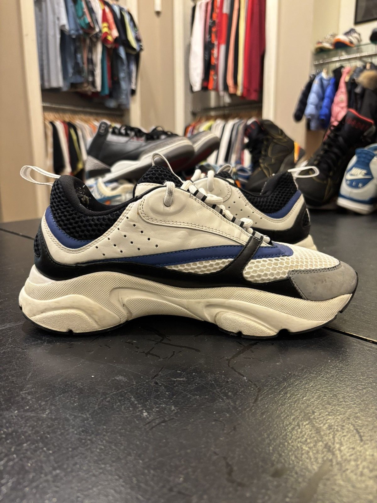 Dior Dior b22 sneakers white blue black Size US 7 / EU 40 - 5 Thumbnail