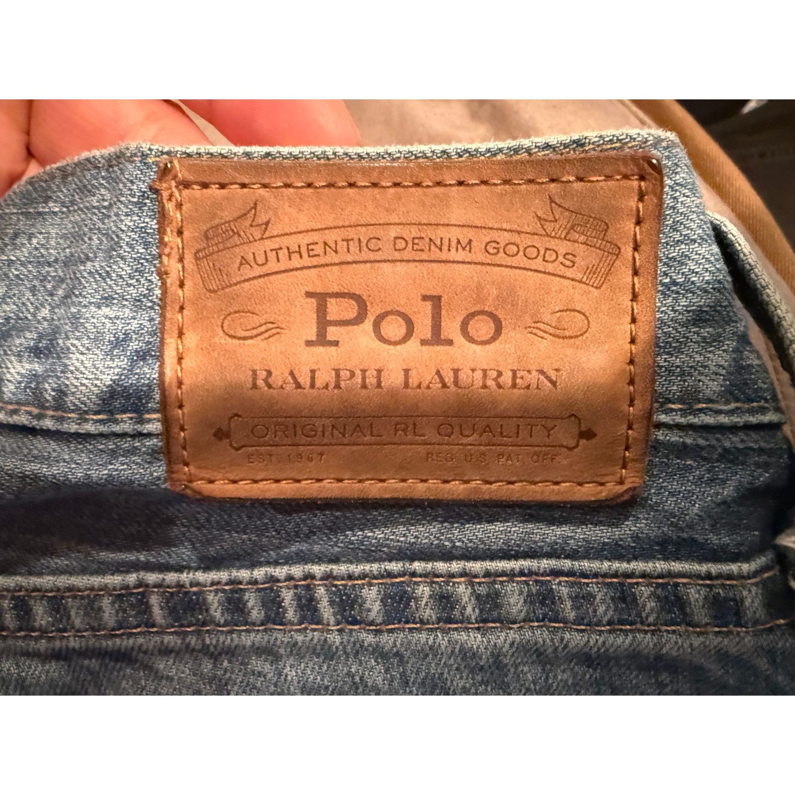 Polo Ralph Lauren Polo Ralph Lauren Hampton Relaxed Straight Jeans - 34/32 Size US 34 / EU 50 - 5 Thumbnail