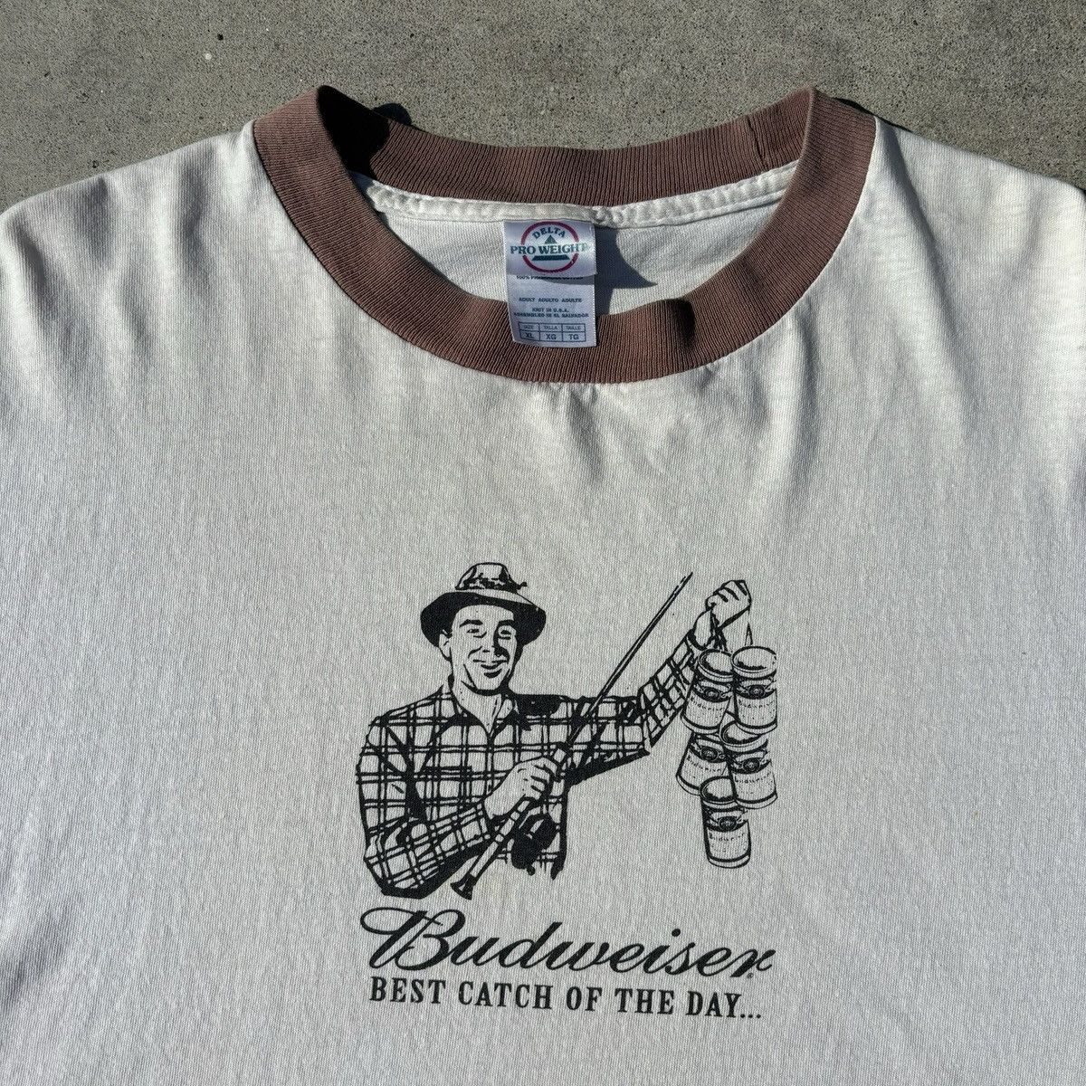 Budweiser Budweiser Ringer Fishing Tee Size US XL / EU 56 / 4 - 2 Thumbnail