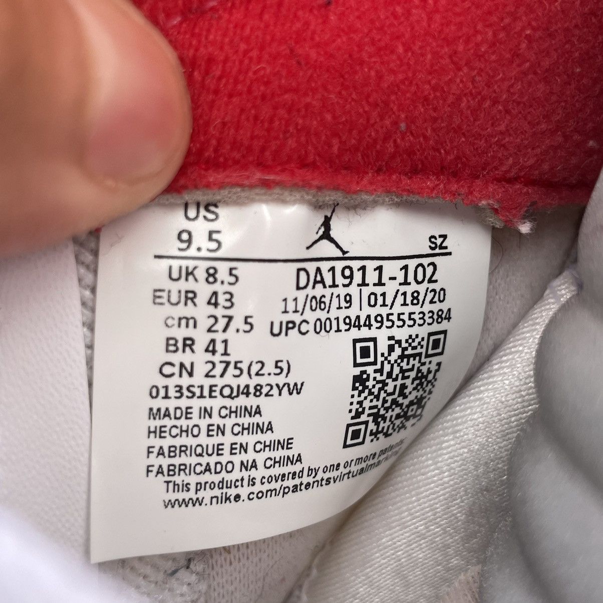 Jordan Brand × Nike Nike air Jordan 5 Fire Red size 9.5 2020 Size US 9.5 / EU 42-43 - 9 Thumbnail