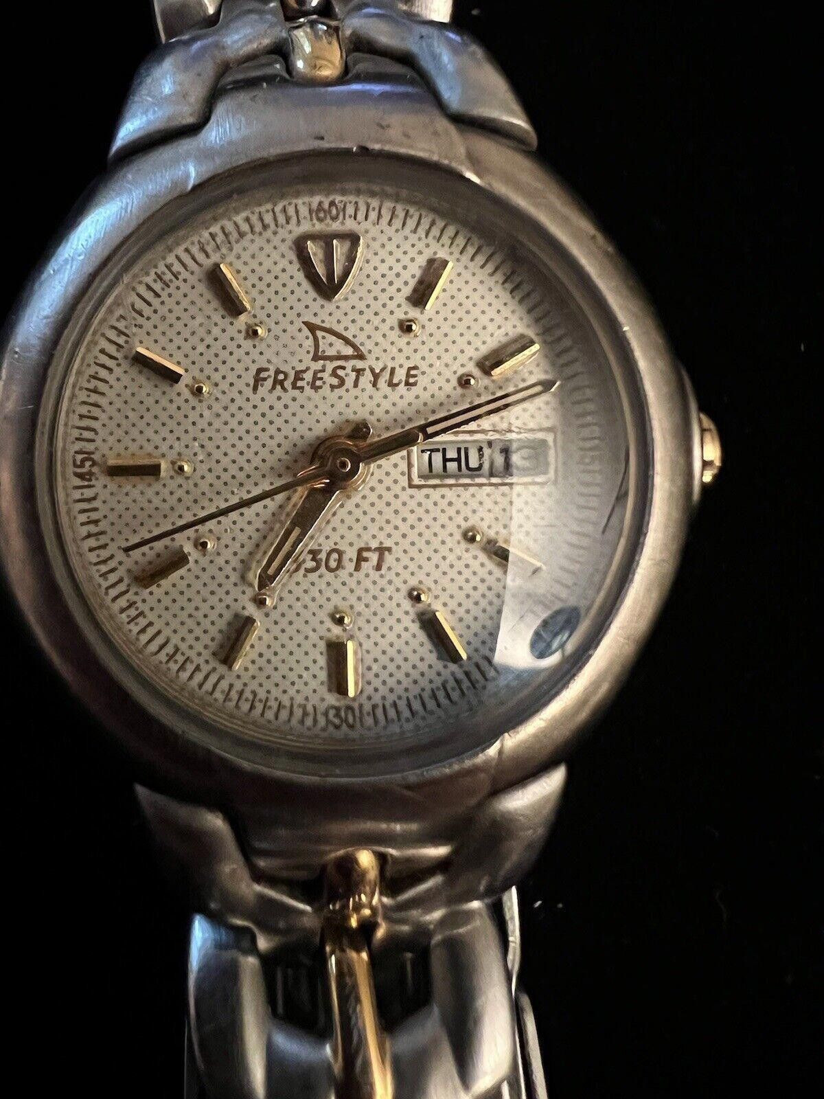 Other Ladies Freestyle 2 Tone Watch New Battery Size ONE SIZE - 1 Thumbnail