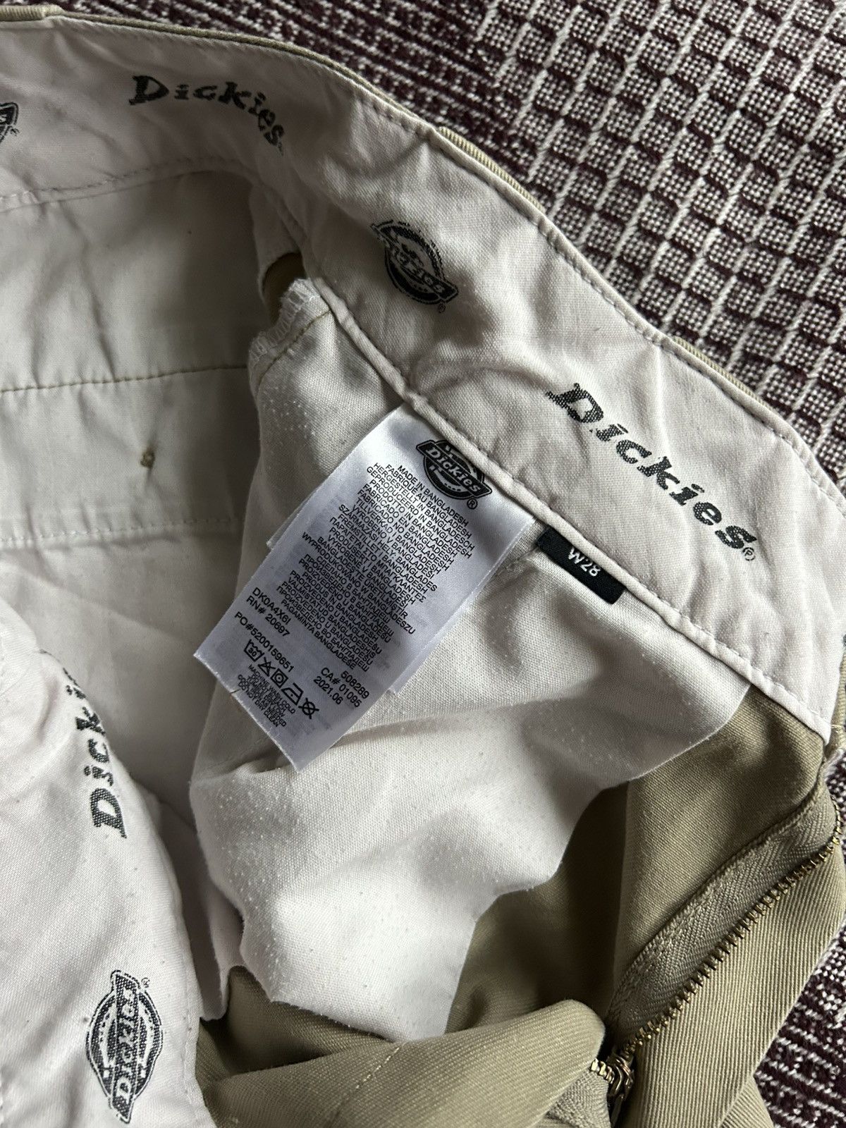 Dickies Dickies Classic Solid Pants Sk8 Vibe Beige Streetwear Sz 28 Size 28" / US 6 / IT 42 - 8 Thumbnail