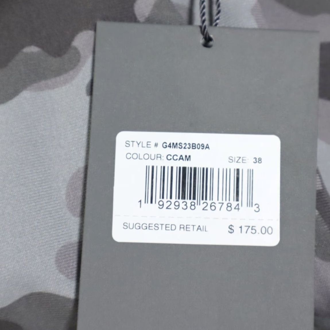 G/FORE G/Fore Tech Tab Woven Golf Shorts Gray Camouflage Men's 38 Size US 38 / EU 54 - 7 Thumbnail