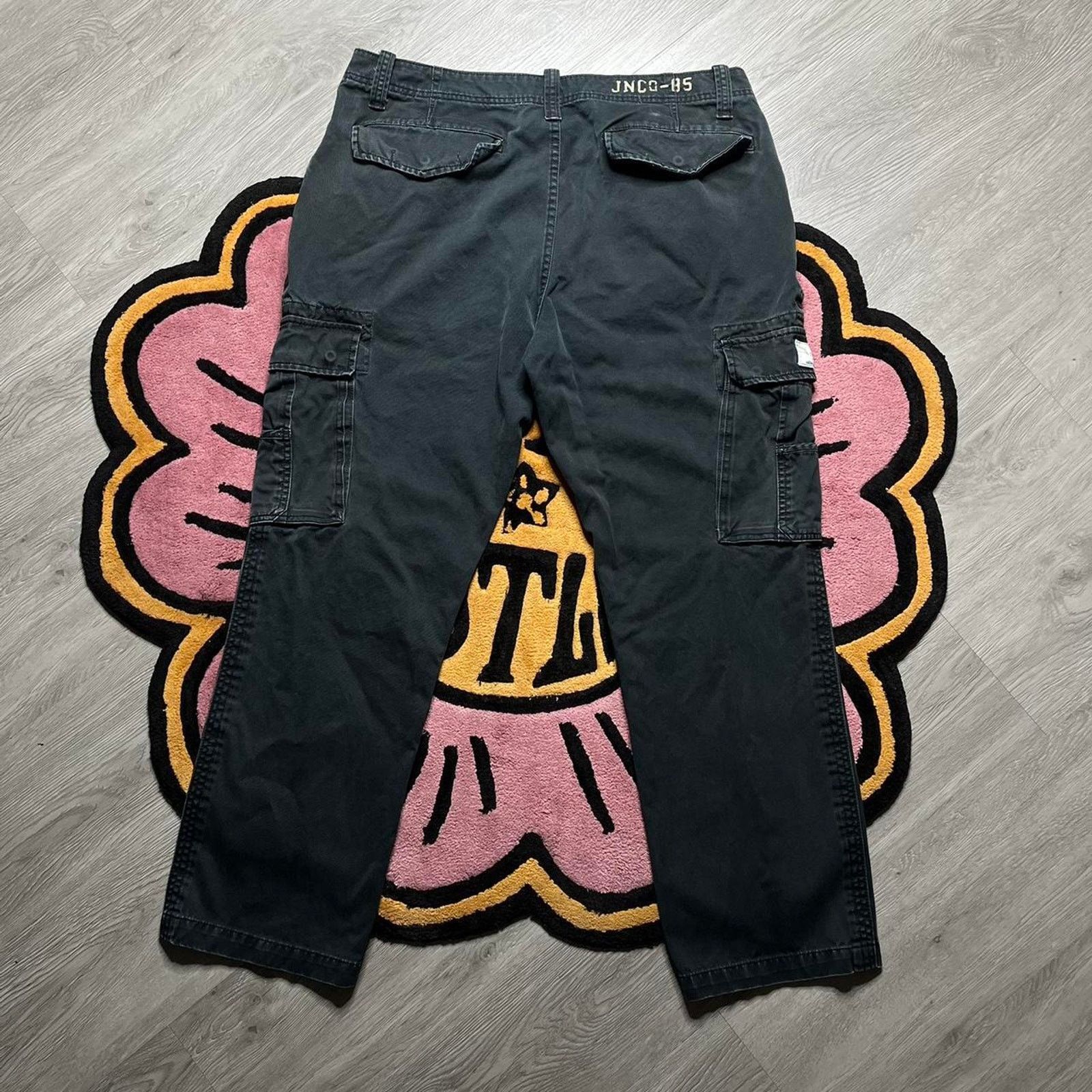 JNCO Jnco Jeans Tradition Loose Fit Cargo Pants Size 38 Black Size US 38 / EU 54 - 7 Thumbnail