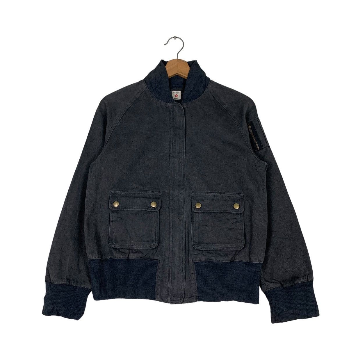 Japanese Brand HAREM STAR Work Jacket #0416-C19 Size US M / EU 48-50 / 2 - 1 Thumbnail