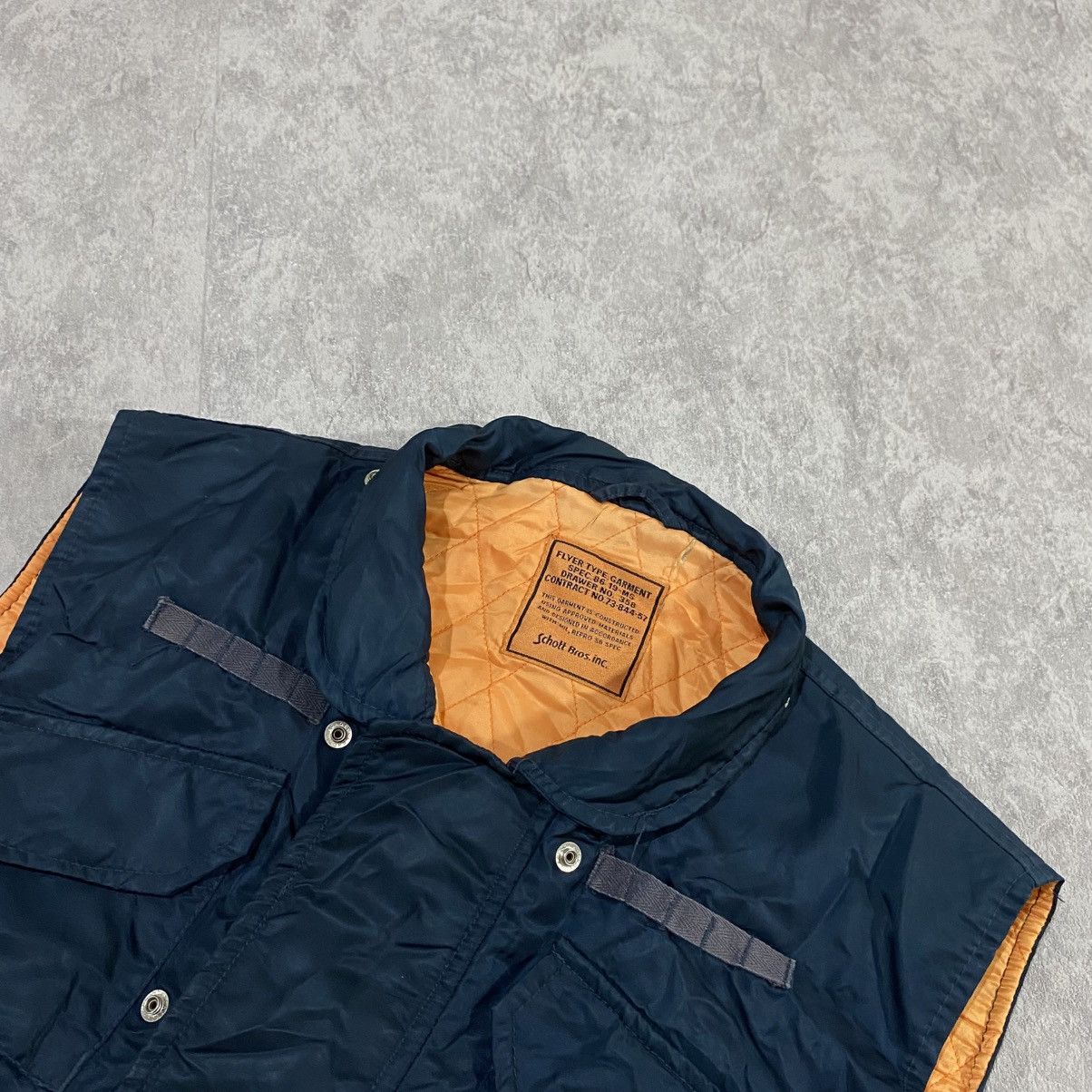 Schott Vintage Schott Flyer Bomber Navy w/ Removable Vest Lining Size US S / EU 44-46 / 1 - 10 Thumbnail