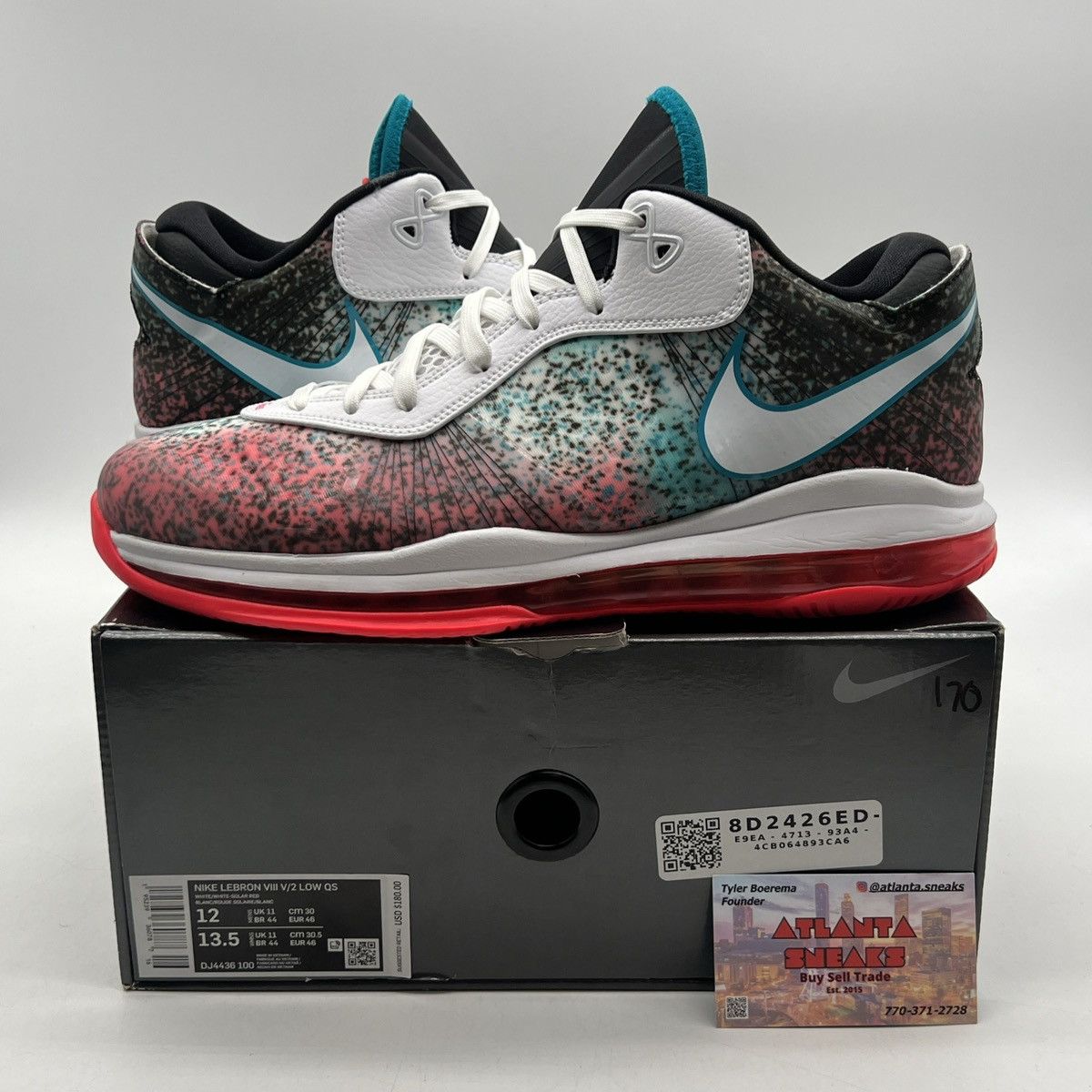 Nike Lebron 8 low Miami night Size US 12 / EU 45 - 1 Thumbnail