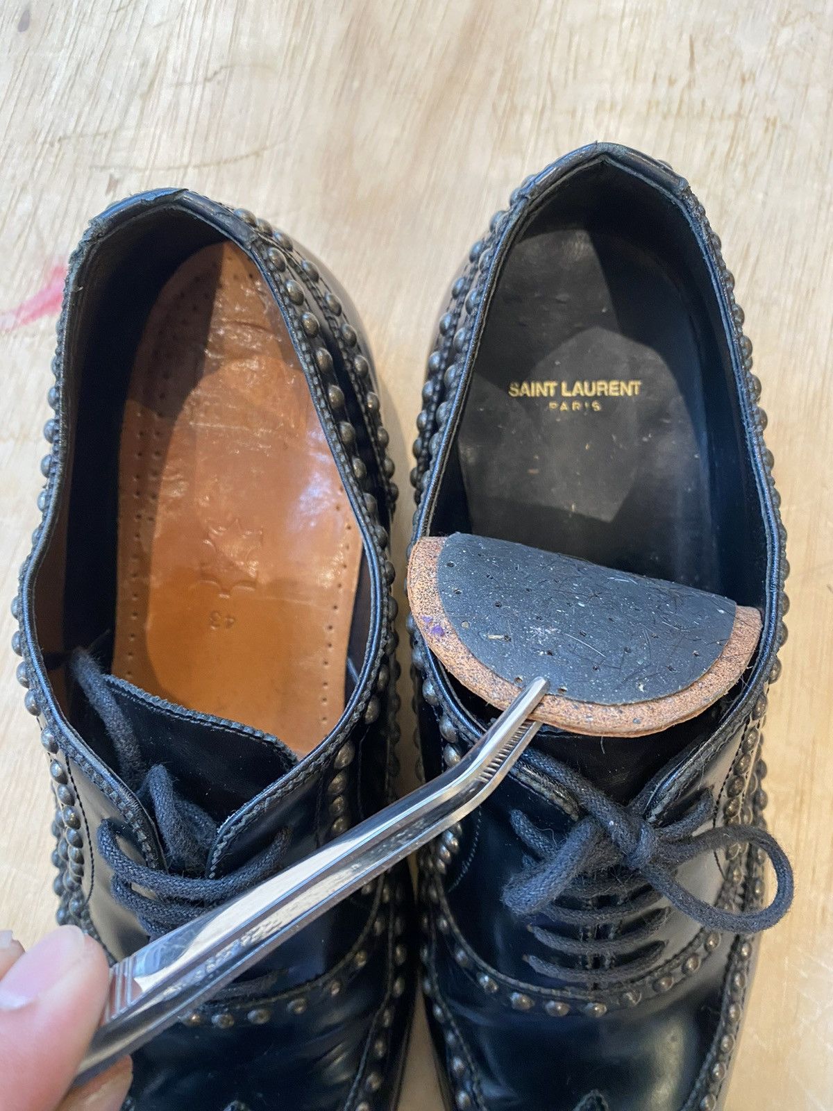 Saint Laurent Paris Saint Laurent Studded Derby Size 8 Size US 8 / EU 41 - 10 Thumbnail
