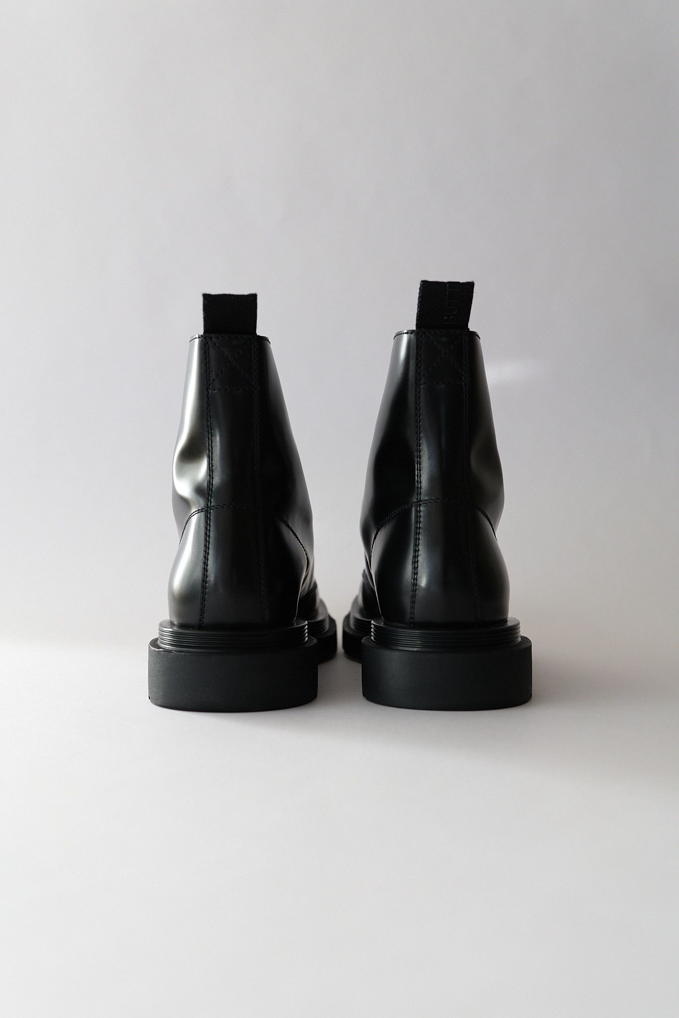Buttero STORIA COMMANDO BOOTS IN BLACK LEATHER Size US 12.5 / EU 45-46 - 5 Thumbnail