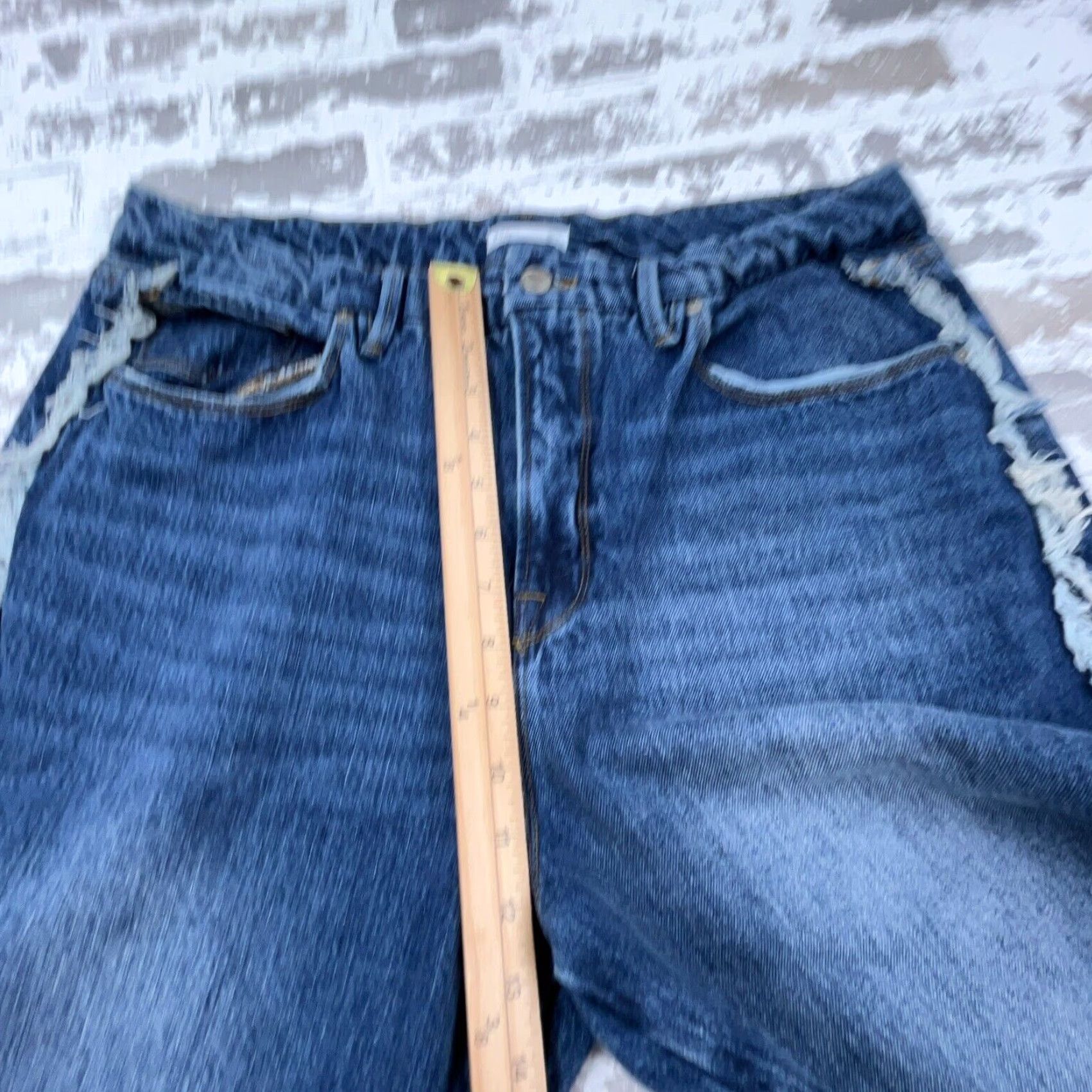 Good American Good American Jeans Women 15 Skinny High Rise Waist Med Wash Faded Pants Ladies Blue Size 36" / US 14 / IT 50 - 7 Thumbnail