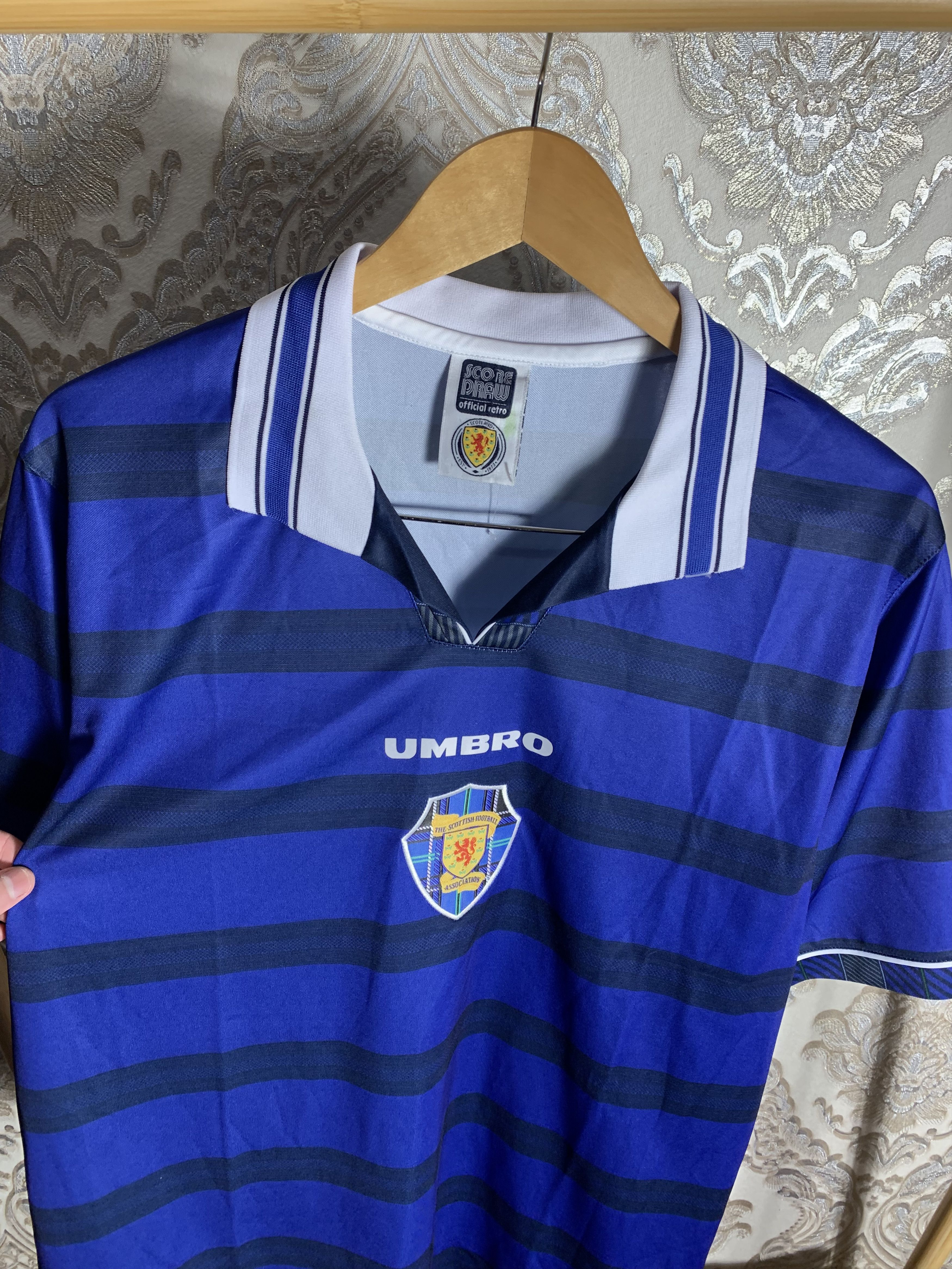 Umbro VINTAGE UMBRO SCOTLAND RETRO SOCCER JERSEY BLOKE Y2K 90a Size US XXL / EU 58 / 5 - 2 Thumbnail