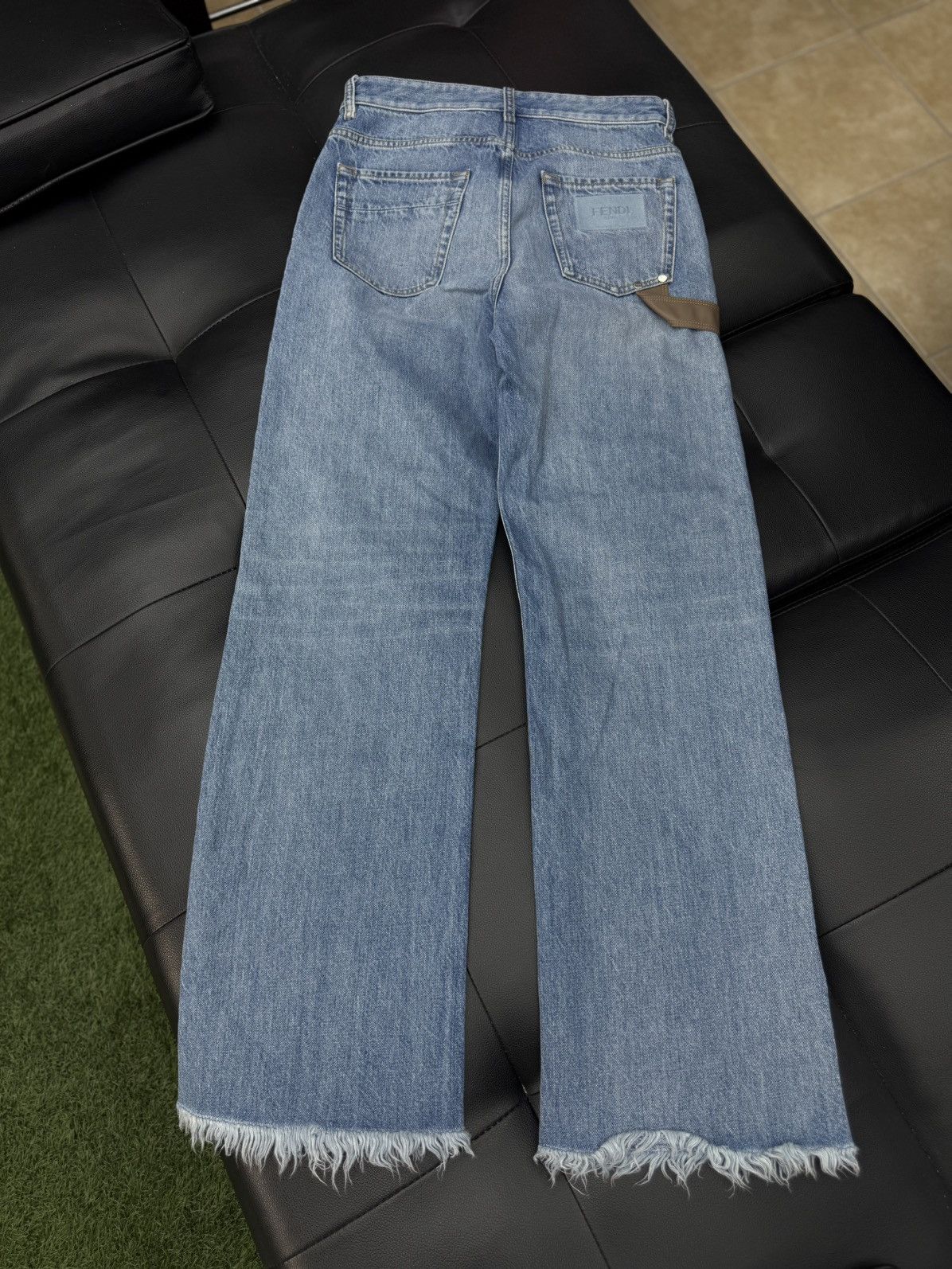 Fendi Fendi Blue Jeans Leather Size 30/34 $1500 Retail Size US 30 / EU 46 - 10 Thumbnail