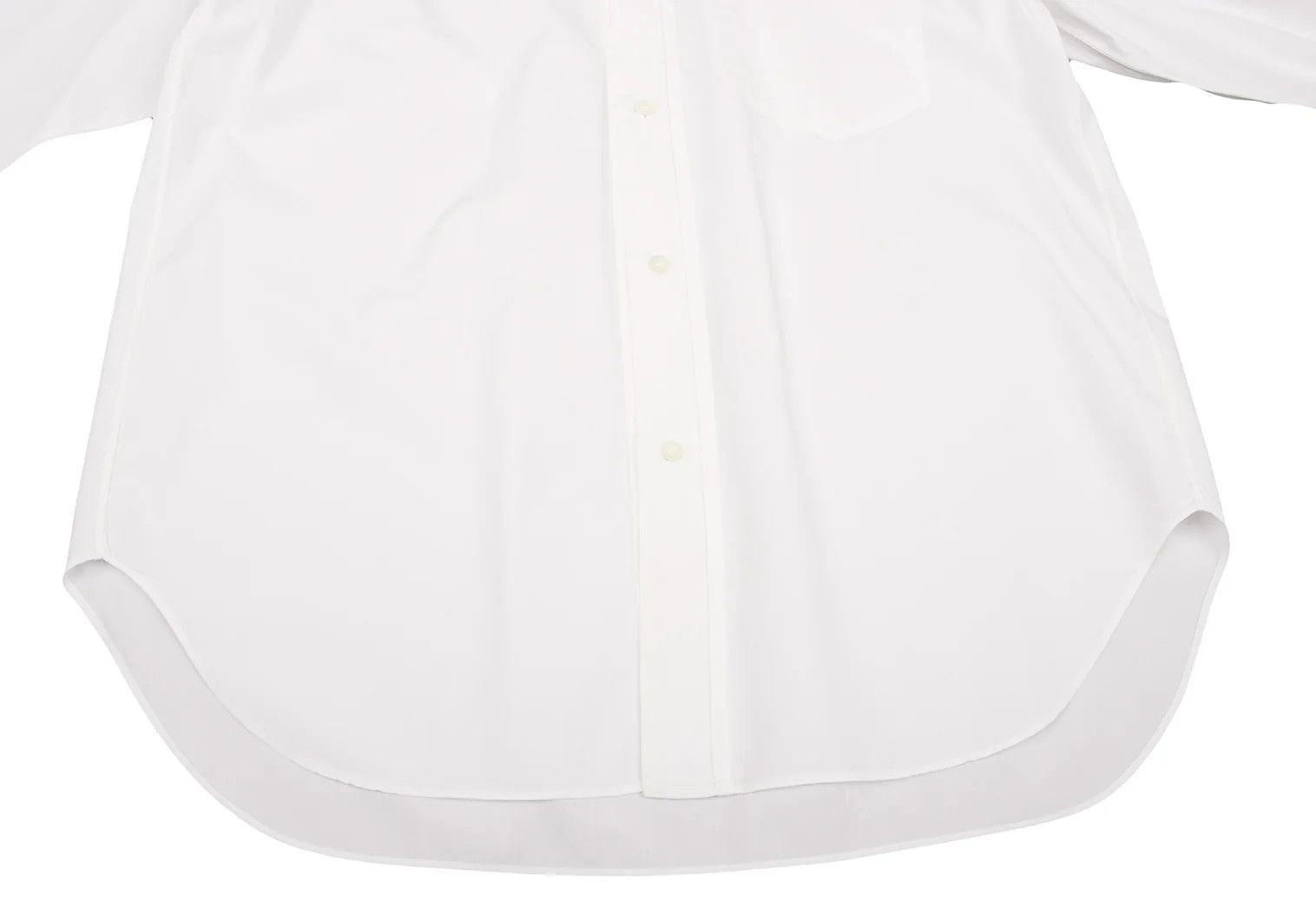 Issey Miyake Front Pleat Shirt in White, Size L Size US L / EU 52-54 / 3 - 9 Thumbnail