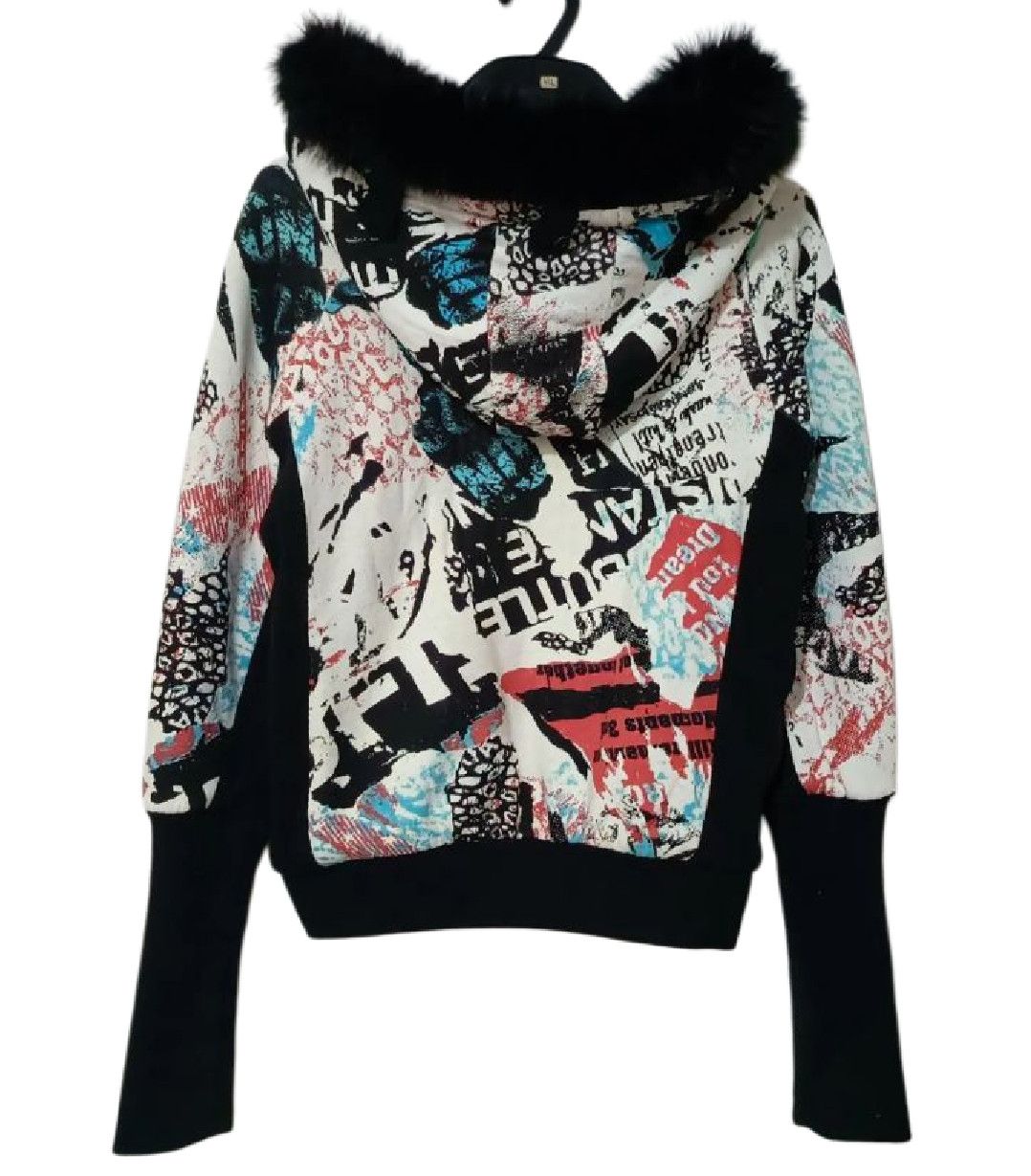 Hysteric Glamour Gild Inc - Fur Parka Hoodie full image poem Size M / US 6-8 / IT 42-44 - 2 Thumbnail