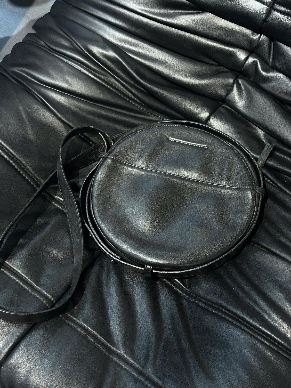 MM6 MM6 Maison Margiela Black Circle Shoulder Bag Size ONE SIZE - 2 Thumbnail