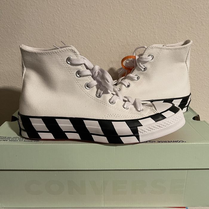 Converse off hotsell white grailed