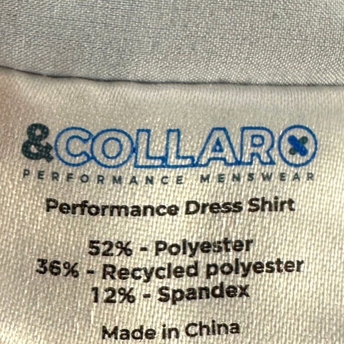 Vintage VINTAGE? No, not vintage. Collaro Athletic Shirt Men XL Blue Check Gingham Short Sleeve Button-Up Casual Sports Preppy Menswear 52 in Chest 29 in Size 46R - 5 Thumbnail
