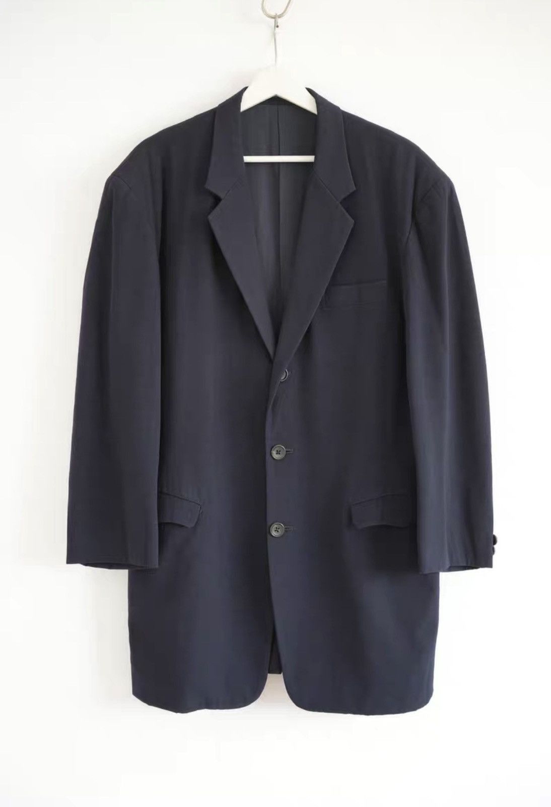 Yohji Yamamoto Black Single-Breasted Blazer - Size M Size US M / EU 48-50 / 2 - 1 Thumbnail