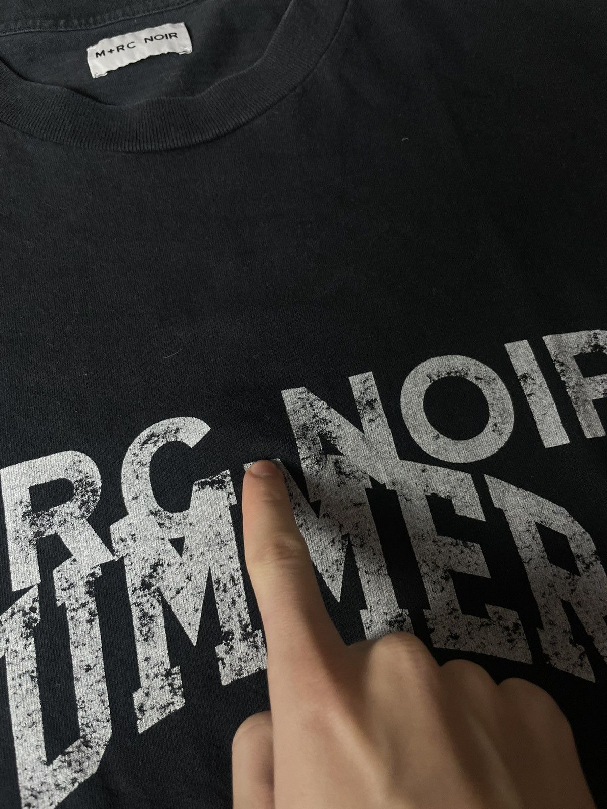 M+Rc Noir Marc Noir M+Rc Noir spring summer cute faded tee t-shirt Size US L / EU 52-54 / 3 - 5 Thumbnail