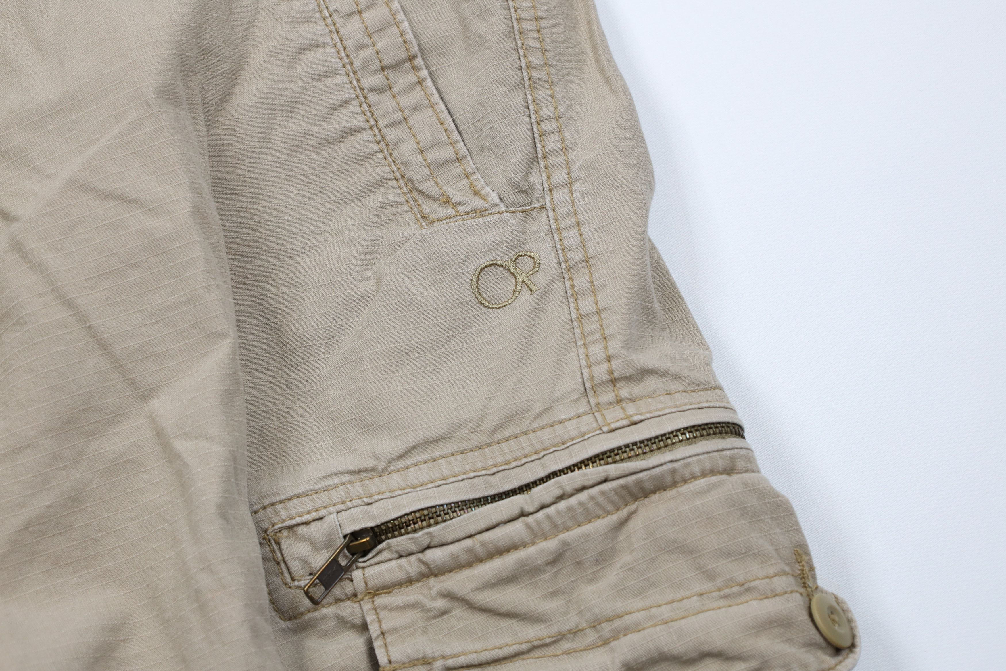 Ocean Pacific × Vintage Vintage 90s Y2K Ocean Pacific OP Ripstop Cargo Shorts Beige Size US 40 / EU 56 - 5 Thumbnail