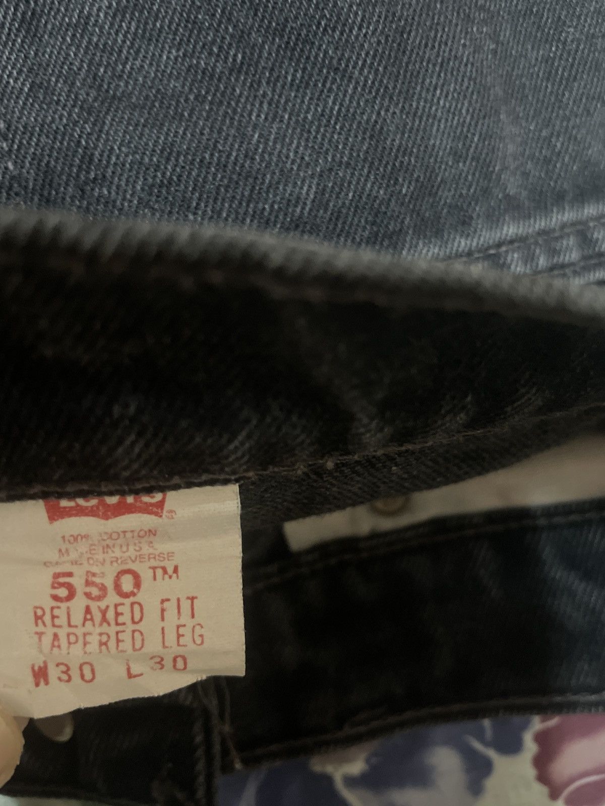 Levi's Levi’s 550™ Black – Made in USA Size US 30 / EU 46 - 4 Thumbnail