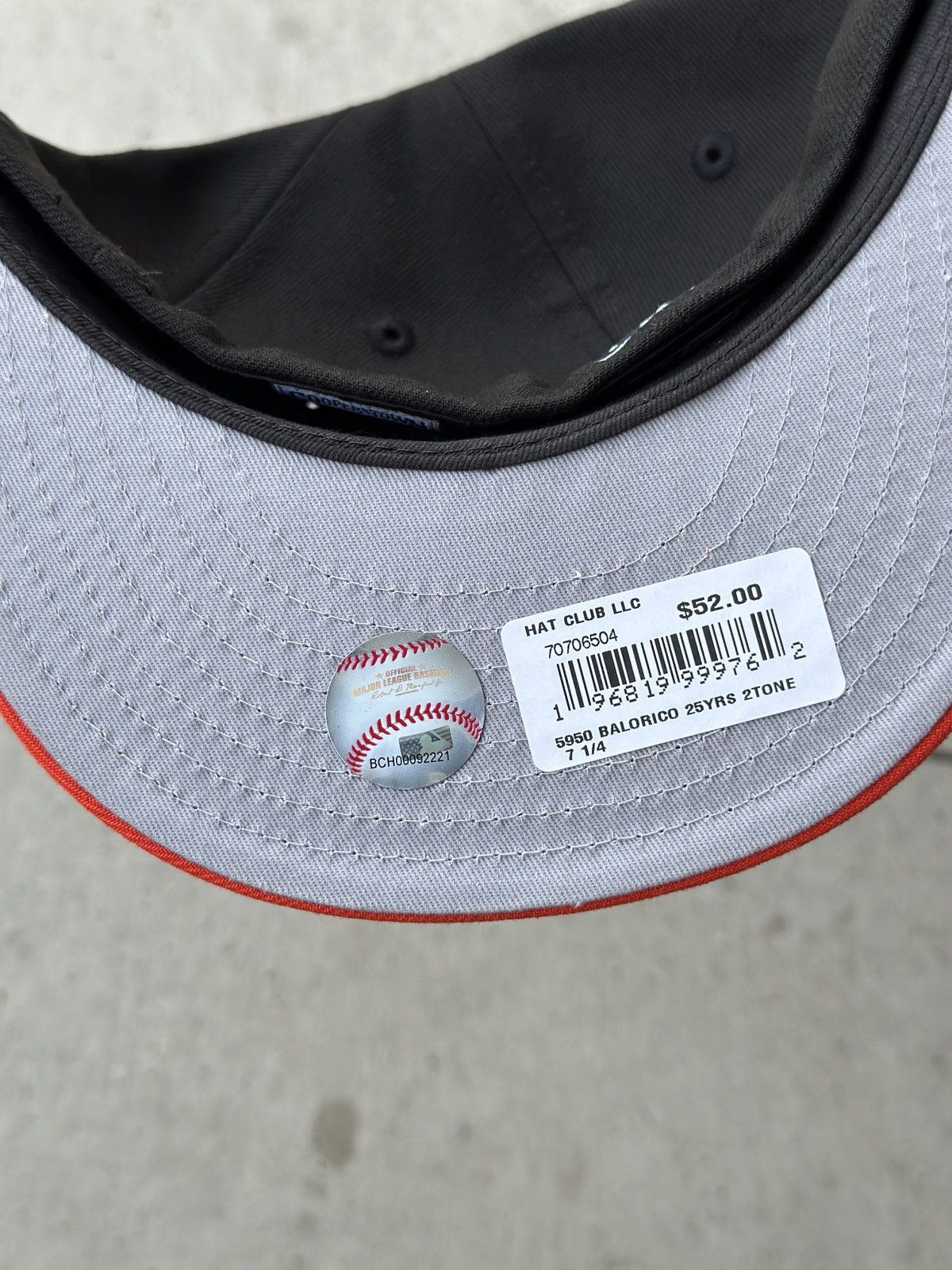 Hat Club × MLB × New Era Baltimore Orioles Jersey Script Two Tone Fitted Hat 7 1/4 Size ONE SIZE - 3 Thumbnail