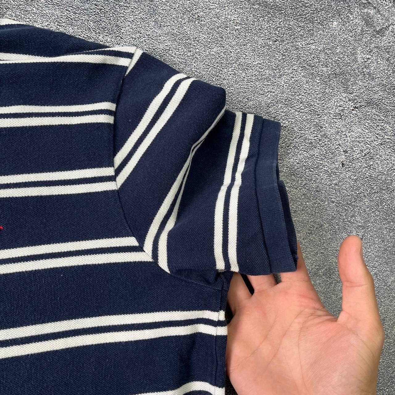 Polo Ralph Lauren Vintage Y2k Polo Ralph Lauren striped designer polo tee Size US L / EU 52-54 / 3 - 5 Thumbnail