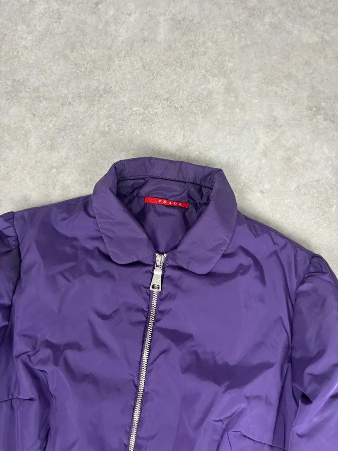 Prada AW2008 Prada Purple Nylon Light Jacket Size S / US 4 / IT 40 - 4 Thumbnail