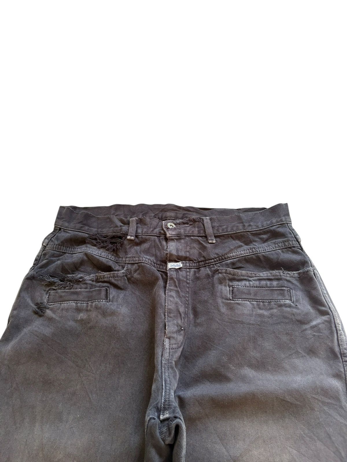 Japanese Brand Vintage Japanese Salty Dog Distressed Loose Baggy Jeans Size US 32 / EU 48 - 4 Thumbnail