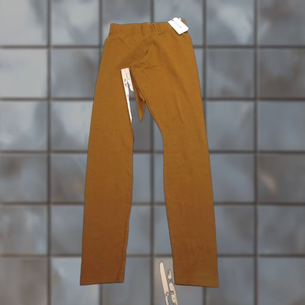 Good American Good American Women's Lounge Leggings Size 1 Brown Cotton Spandex High Rise Quick Dry Activewear Size 25" / US 0 / IT 36 - 1 Thumbnail