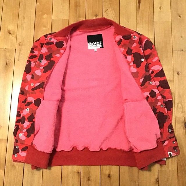 Bape × Nigo BAPE camo sweat varsity jacket a bathing ape NIGO Size US L / EU 52-54 / 3 - 6 Thumbnail